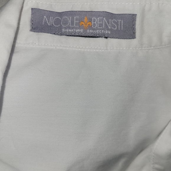 Nicole Benisti White Button-Up Shirt - Picture 6 of 6